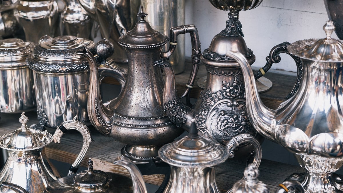 Classic silver teapots on the market