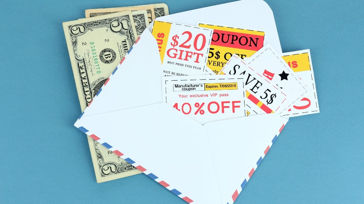 Coupons for shopping