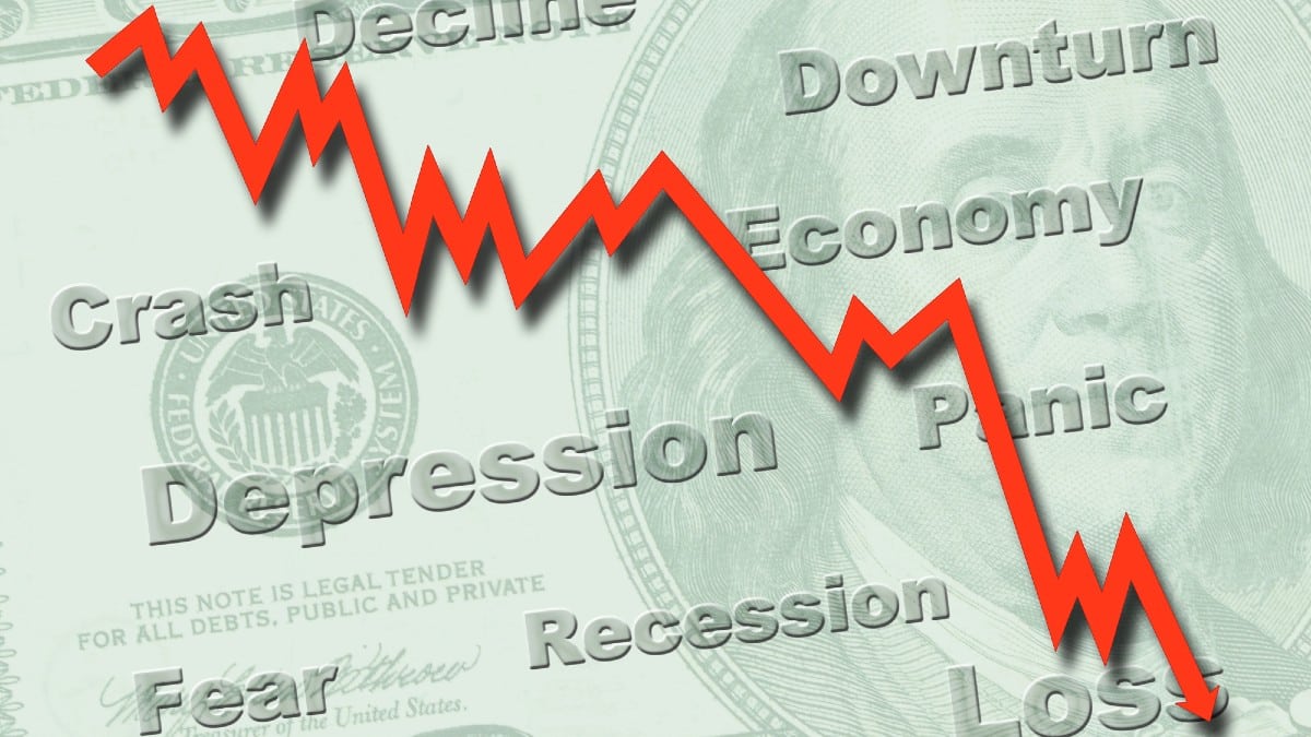 Economy recession concept 