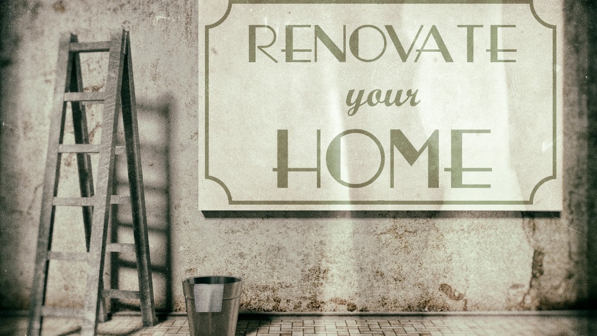 Renovate your home on wall, Time to Refurbishment