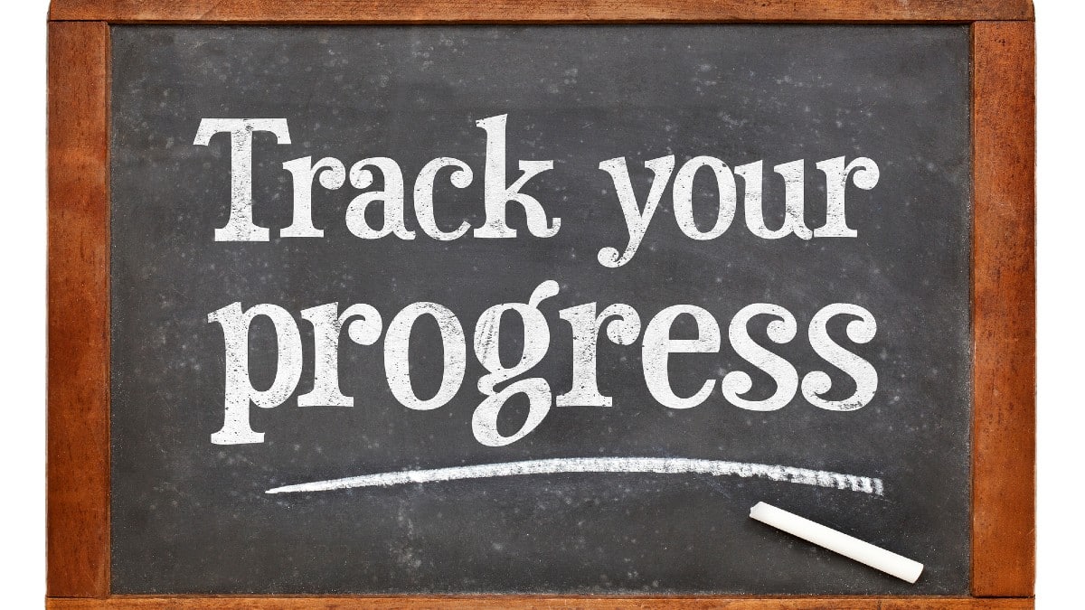 Track your progress advice