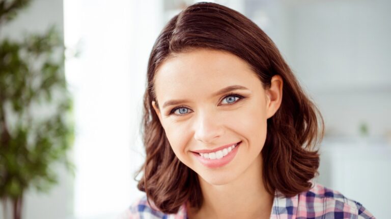 women smiling